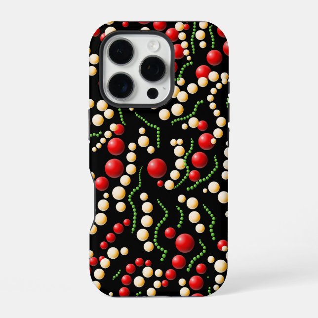 Blasenmuster iPhone 16 Pro Hülle (Rückseite)