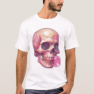 Blasenproblem-Schädel � Lustiger Gummi-Skelett T-Shirt