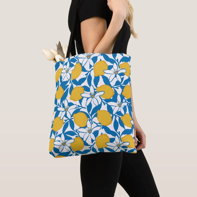 Bläserlemon Sketch Hand Drawn - Totbeutel Tasche (Von Nahem)