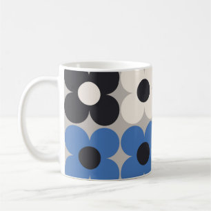 Bläsernahes Muster. skandinavischer Stil Kaffeetasse