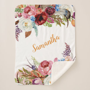 Bläsernbäume Mädchen Rosa Orange Name Sherpadecke