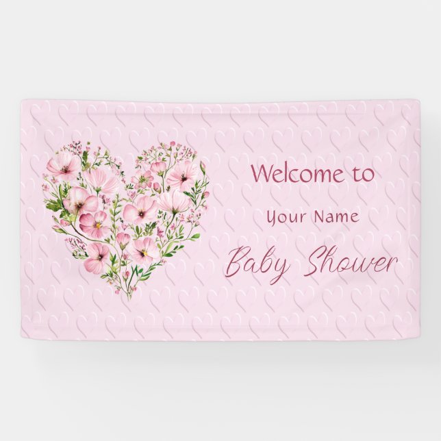 Bläserne Bläschen-Babydusche Banner (Horizontal)