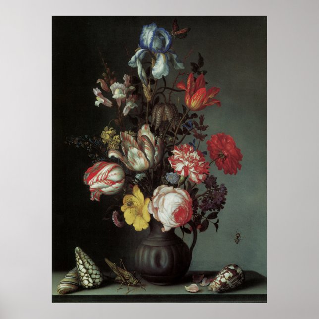 Bläserne Kunstposter oder Druckvorlage Poster (Vorne)