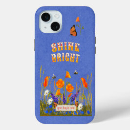 Bläserne Wildblumen Butterflies Inspiration Case-Mate iPhone Hülle