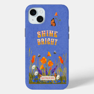 Bläserne Wildblumen Butterflies Inspiration Case-Mate iPhone Hülle