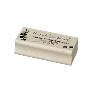 Bläserrahmen Botanische Signatur Gummistempel