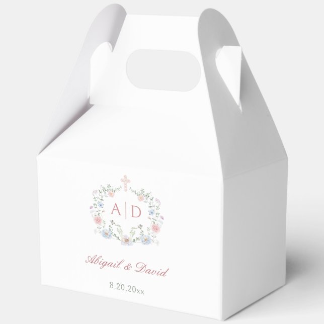 Bläserrahmen für religiöse Hochzeiten Geschenkschachtel (Vorderseite)
