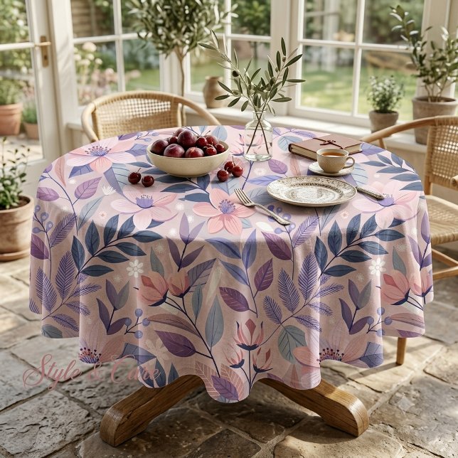 Bläsertablett mit AI-Design - elegant und einzigar Tischdecke (AI-Designed Floral Tablecloth – Elegant & Unique)