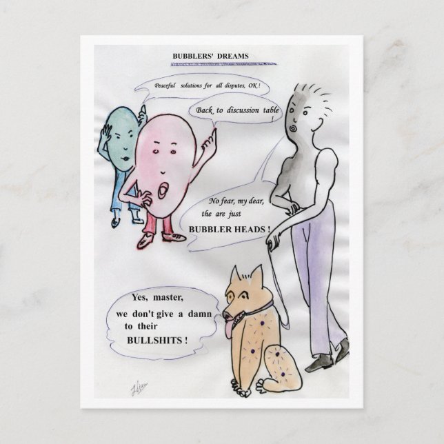 Bläserträume Postkarte (Vorderseite)