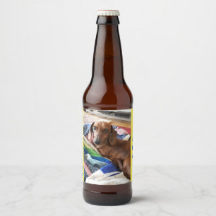 Blasewertlosbrew-Dackel-Bier-Aufkleber Bierflaschenetikett