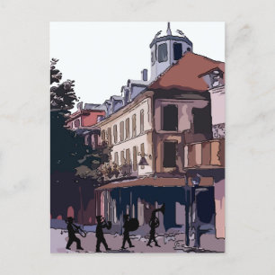 Blaskapelle im französischen Viertel Postkarte