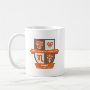 Blason d'anniversaire Scorpion™ pour mug du 1er au