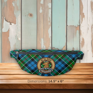 Blason de Clan Colquhoun sur tartan