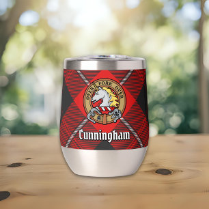 Blason de Clan Cunningham sur tartan
