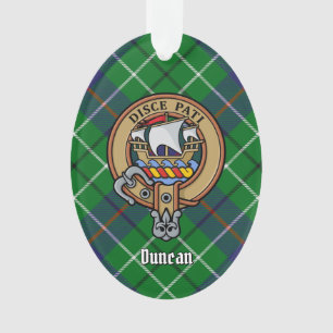 Blason du clan Duncan sur tartan