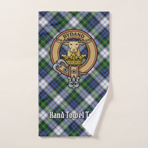 Blason du clan Gordon sur tartan de cérémonie
