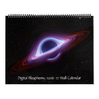 Blasphème numérique 2026-27 Calendrier mural (24 m
