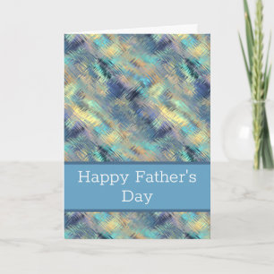Blass Bleiblauer Glass Happy Vatertag Card Karte