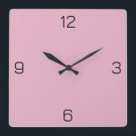 Blass Gray Raspberry E6B0C4 - Option zum Hinzufüge Quadratische Wanduhr<br><div class="desc">Fügen Sie einen Namen, Initialen oder Text hinzu, oder behielt Sie die Farbe alleine. Farbkoordinaten mit anderen Elementen des Ladens basierend auf dem Namen und dem HEX-Code (sechsstellige Hex-Triole). Verwenden Sie diesen Code, um andere Elemente zu mischen, zu ergänzen und anzupassen, um diese zu ergänzen oder um anderen Auflistungen hinzuzufügen....</div>