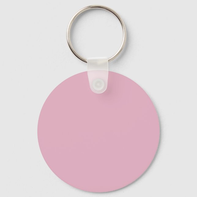 Blass Gray Raspberry E6B0C4 - Option zum Hinzufüge Schlüsselanhänger (Vorderseite)