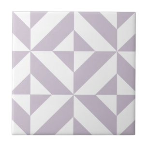 Blass kühle Trauben geometrisches Deco-Würfelmuste Fliese