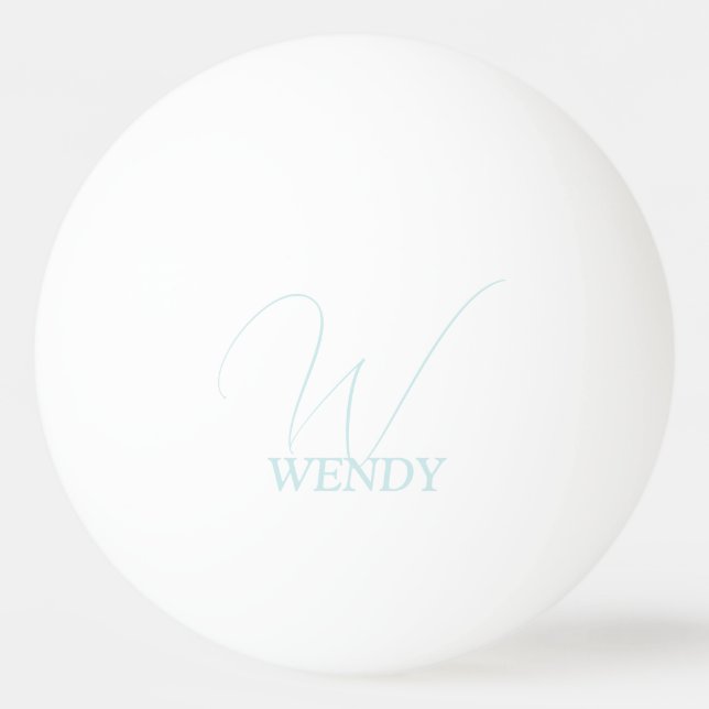 Blass Mit Monogramm Tischtennisball (Vorderseite)