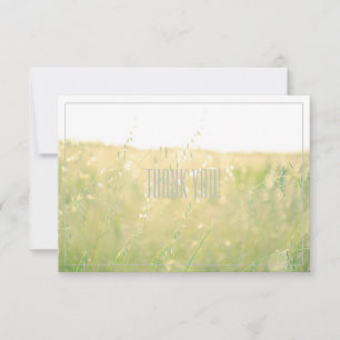 Blass Pastellfarben Feld Danke Flachkarte