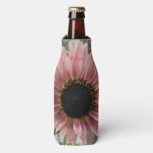 Blass Pink Sonnenblume Personalisiert Flaschenkühler