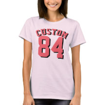 Blaß - Rosa u. Sport-Jersey-Entwurf der