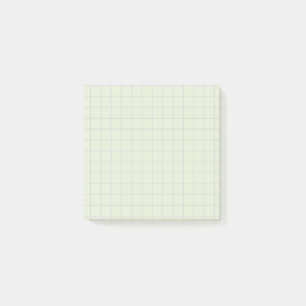 Blass Türkis Kariertes Muster Weiches Raster Desig Post-it Klebezettel