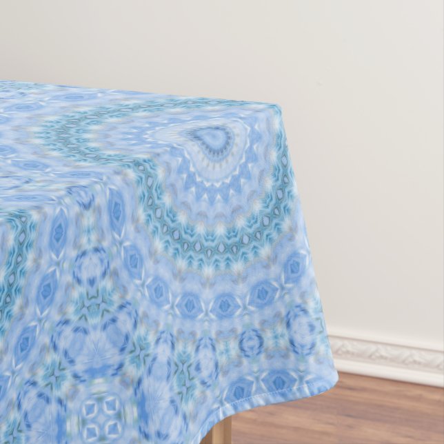Blassblau, blau tischdecke (Beispiel)