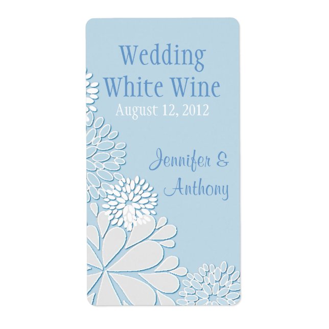 Blassblau Stilvolles Chrysanthemum Wedding Mini We (Vorne)