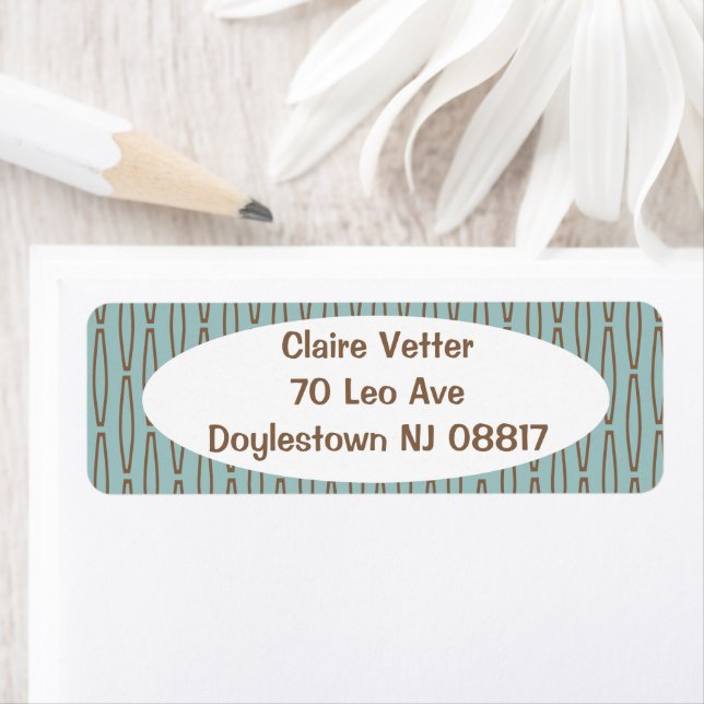 Blassblaue geometrische Wiederholung (Insitu)