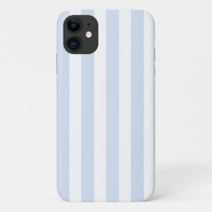 Blassblaue und weiße Streifen aus Süßigkeiten Case-Mate iPhone Hülle