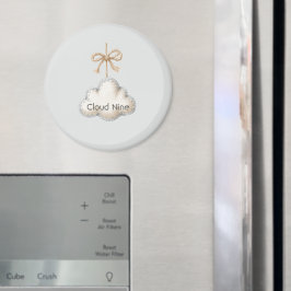 Blassblauer Cloud Neun Magnet