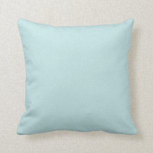 Blasse Aqua blass Kissen