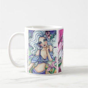 * Blasse behaarte Meerjungfrauen * - Tasse