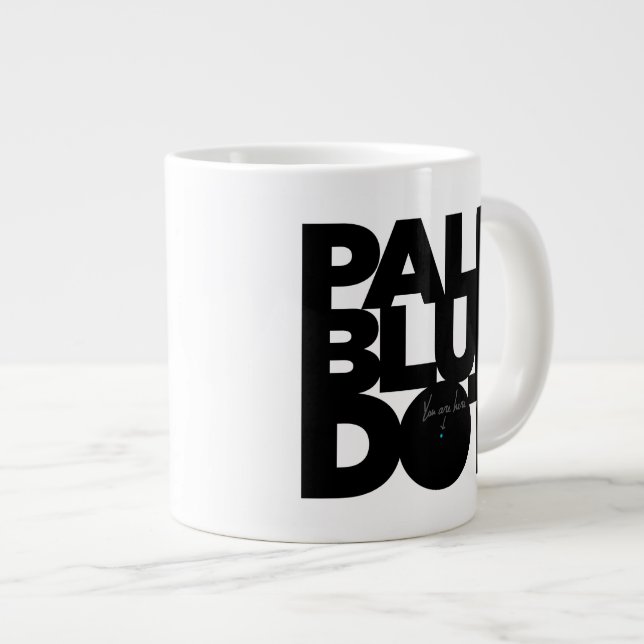 Blässe Jumbo-Tasse (Vorderseite Rechts)