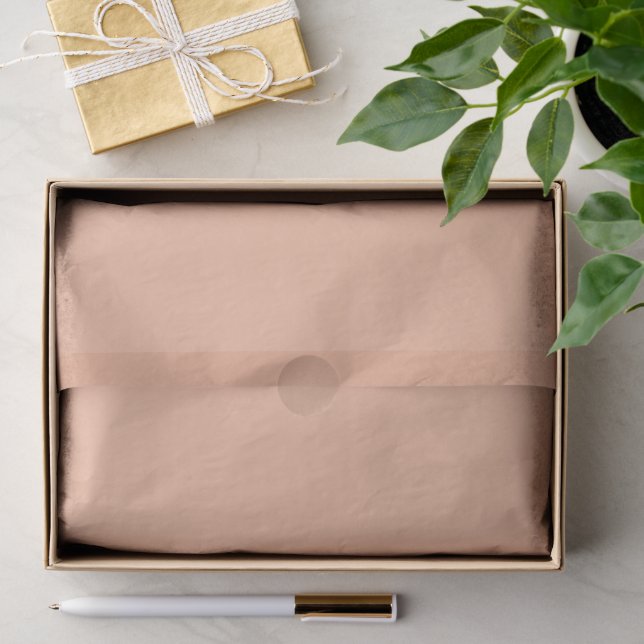  Blasse Pastell-Pfirsich-Farbexplosion Seidenpapier (Geschenk)