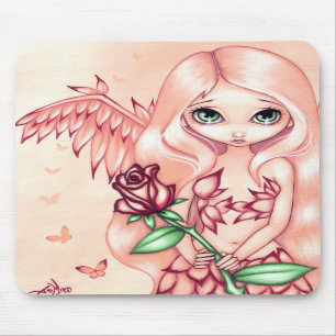 "Blasse Rose" Mousepad