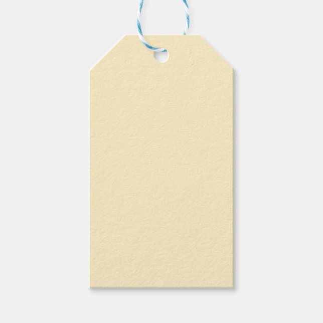 Blasser Buttercup Gelbe Farbe Geschenkanhänger (Vorderseite)