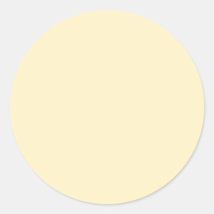Blasser Buttercup Gelbe Farbe Runder Aufkleber