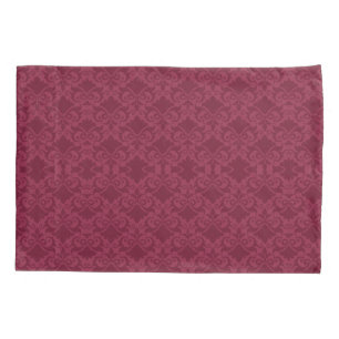 Blasser Wein Damask Bows Reversible Kissenbezug