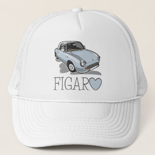 Blasses Aqua Nissan Figaros Truckerkappe