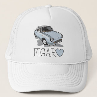 Blasses Aqua Nissan Figaros Truckerkappe