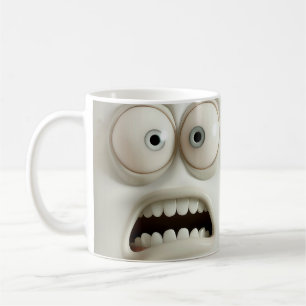 Blasses sarkastisches Gesicht 3D-Mug-Wrap Kaffeetasse