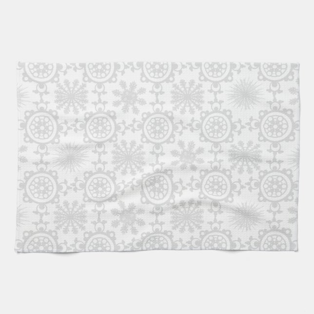 Blasses Snowfill Geschirrtuch (Horizontal)
