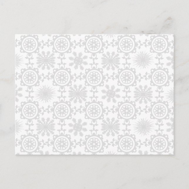 Blasses Snowfill Postkarte (Vorderseite)