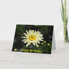 Blassgelbe Dämmerung, glücklicher Geburtstag Karte