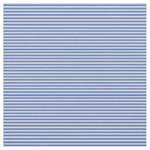 Blassgoldenrod & Royal Blue Lines/Streifen Muster Stoff